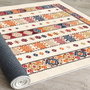 Conceptum Els1784 Alfombra de Terciopelo Multicolor 80 x 120 cm